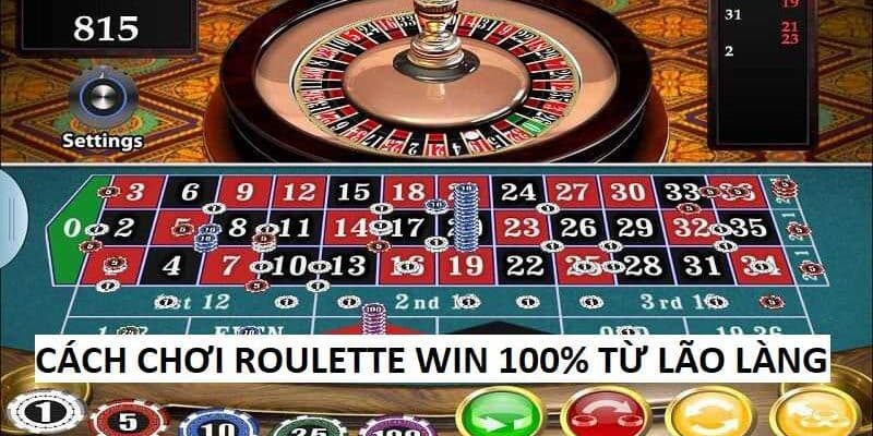 Bí quyết chiến thắng roulette