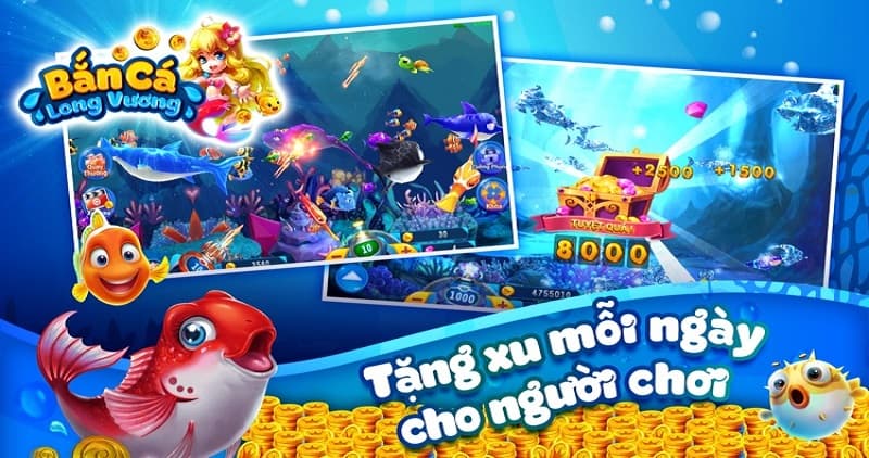 Bắn cá Long Vương nhiều điểm nổi bật